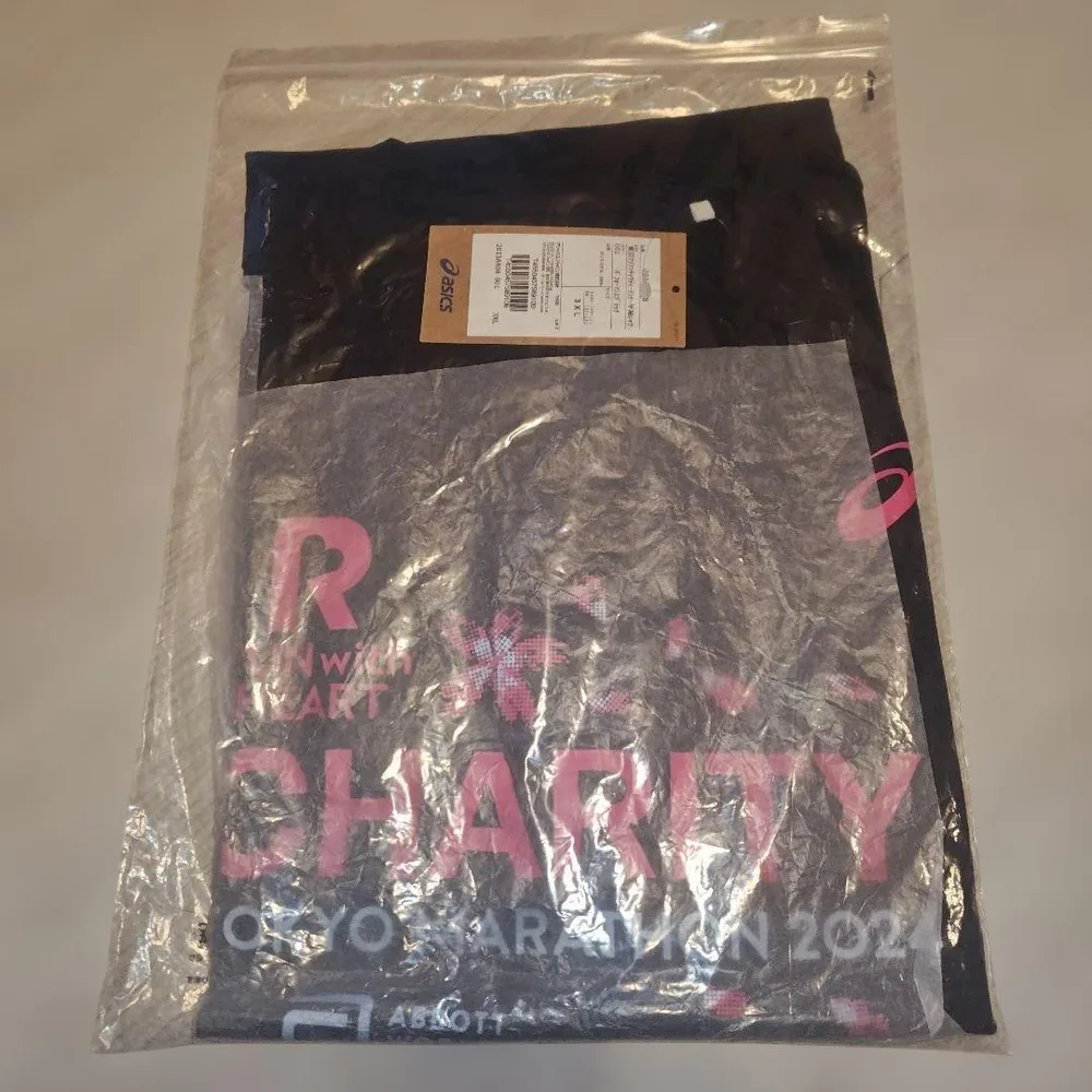 新品 未開封 ASICS 東京マラソン2024 チャリティランナー Tシャツ