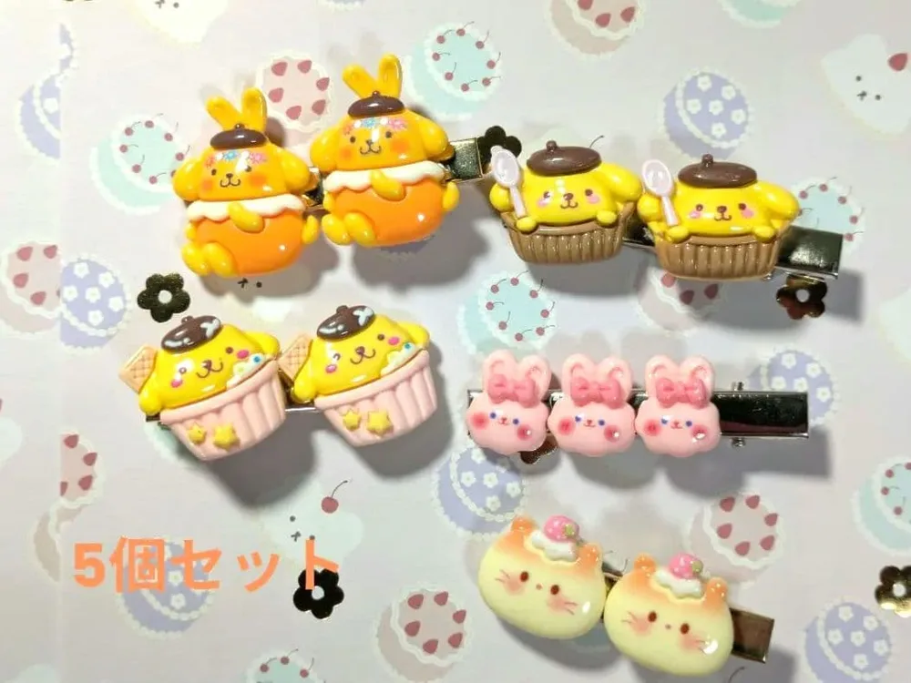 ✦かわいい色んな✦デザイン ヘアクリップ ハンドメイド
