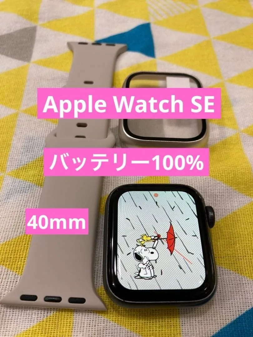 作動確認済み Apple Watch SE最大容量100%