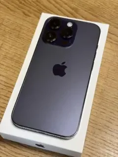 iPhone14pro ディープパープル128GB SIMフリー 付属品付き