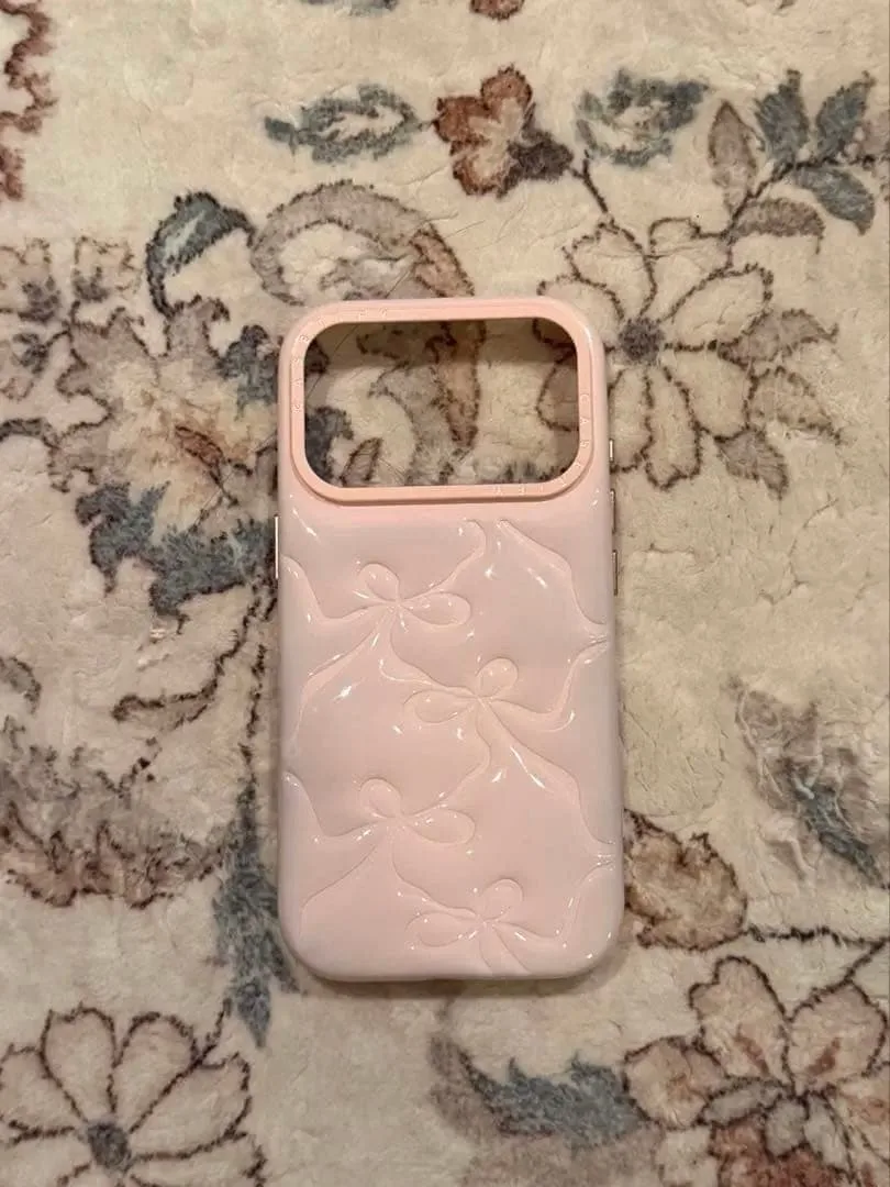 iphone17pro ケースBallerina Pink Bowピローケース