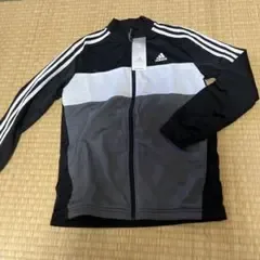 値下 新品 adidas アディダス ジャージ 150 ブラック ジャケット