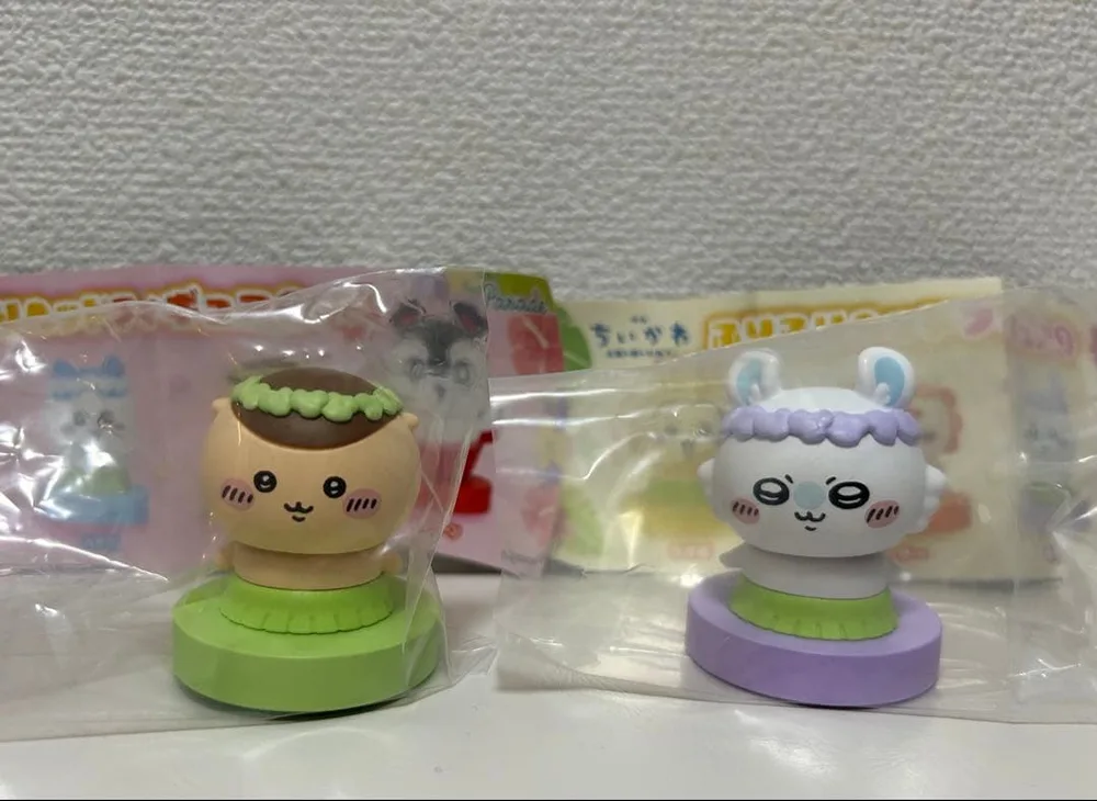 【2種セット】映画ちいかわ ふりふりヘッドフィギュア2 モモンガ くりまんじゅう