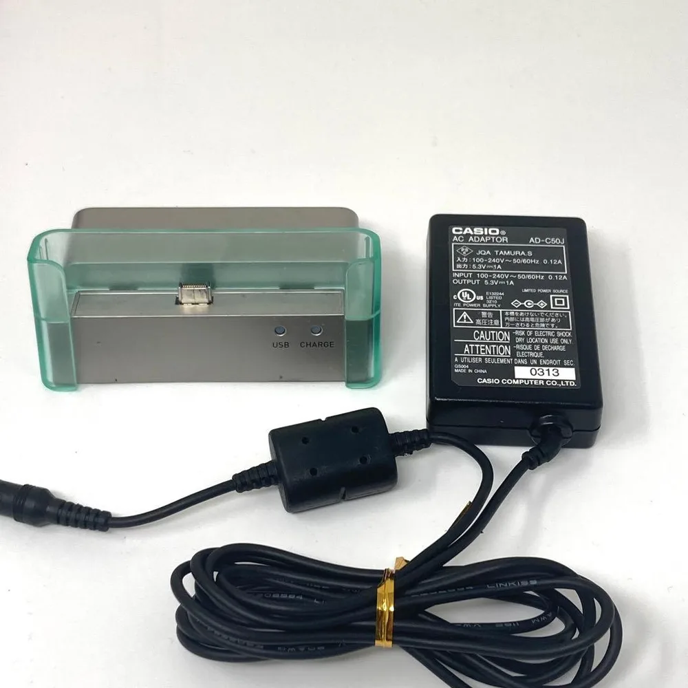 CASIO USBクレードル CA-20 ACアダプター AD-C50J セット