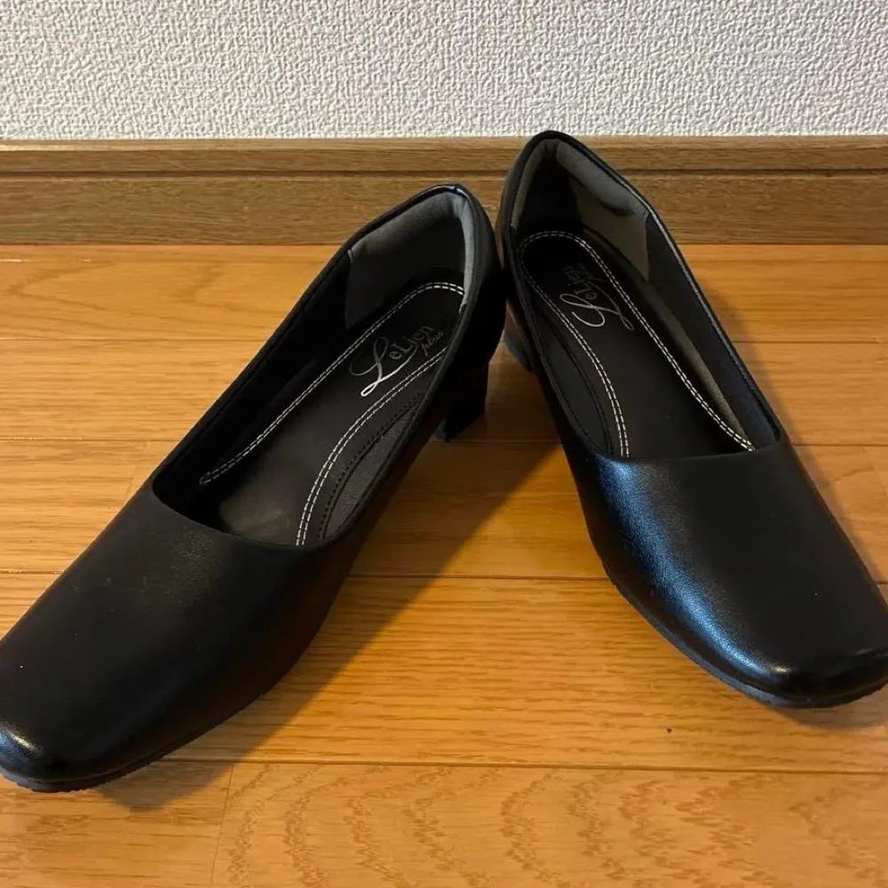 レディース パンプス 24.5cm ブラック フォーマル