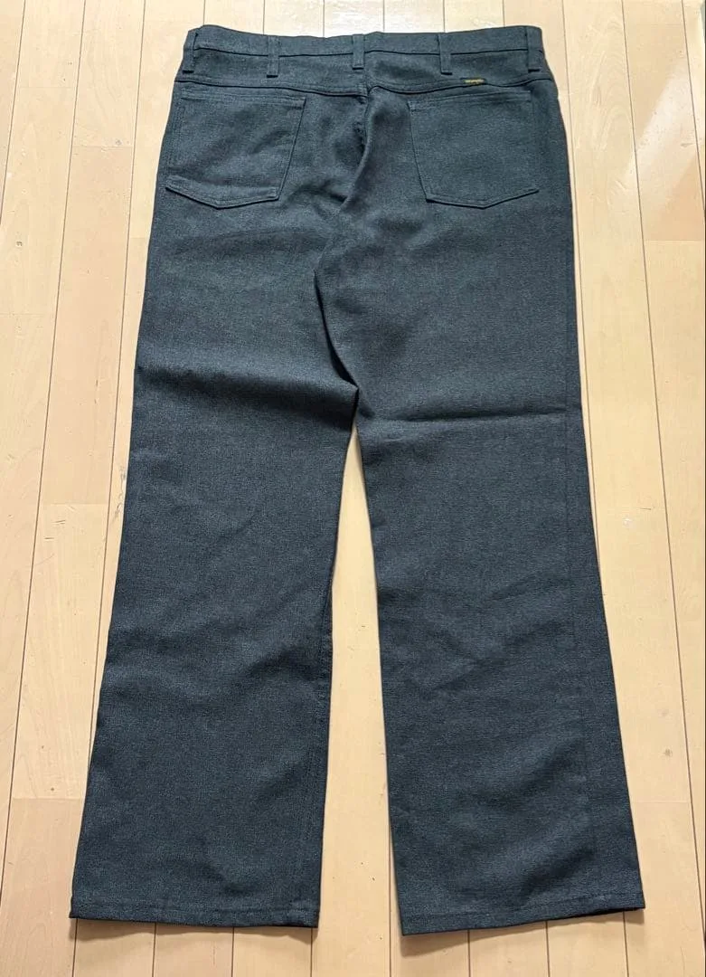 90sラングラー Wrangler チャコールグレー スラックス フレア