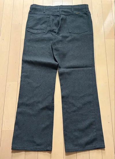 90sラングラー Wrangler チャコールグレー スラックス フレア