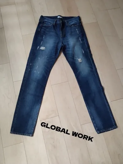 美品 GOLBAL WORK メンズ デニムパンツ ジーンズ