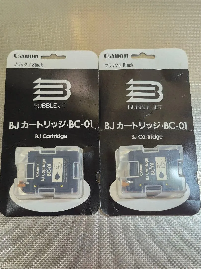 Canon BJカートリッジ BC-01 ブラック 2個セット 新品未使用