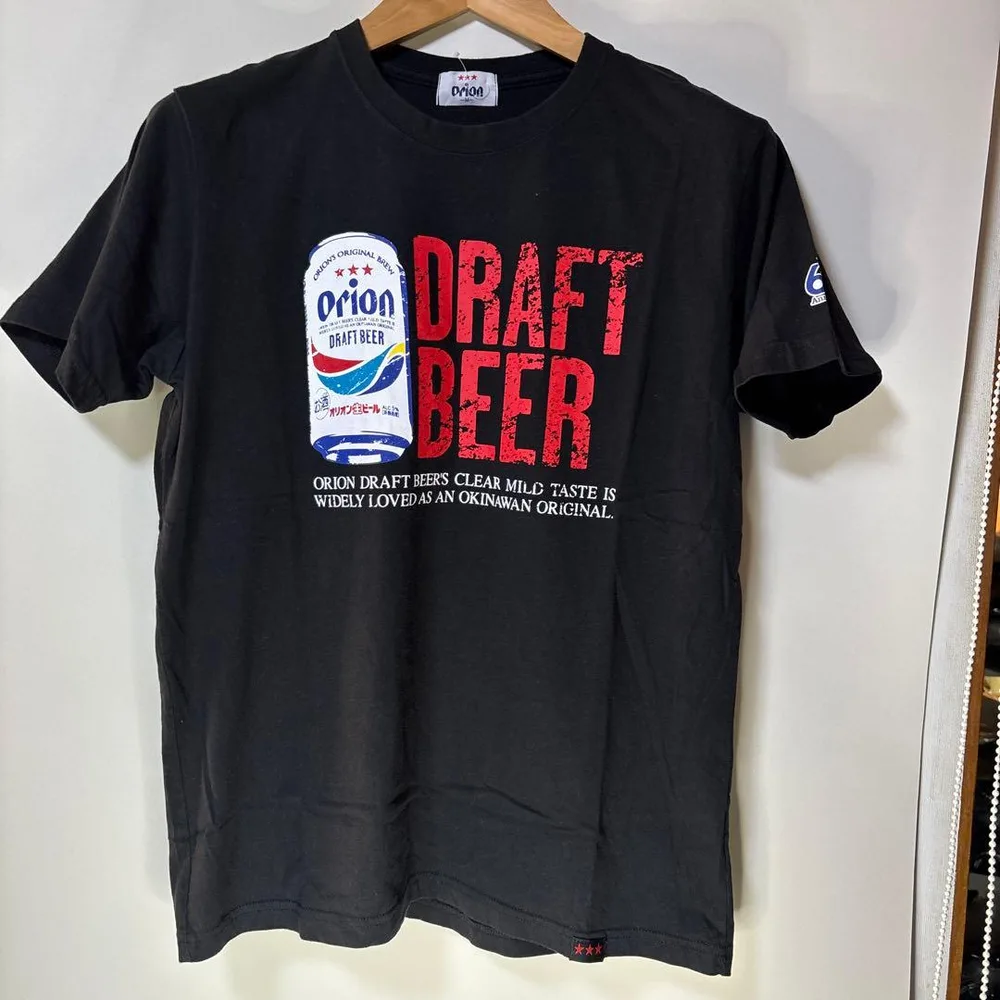 Orion DRAFT BEER Tシャツ 60周年記念Mサイズ ブラック