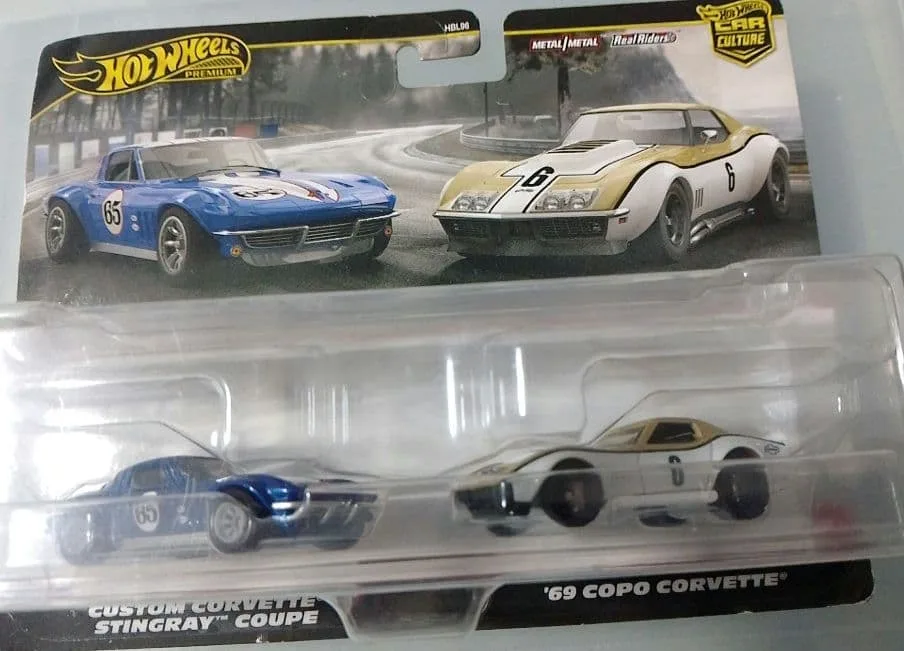 ホットウィール プレミアム コルベット 2パック HRR80 未開封