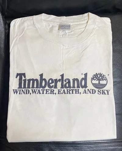 韓国製 Timberland SPORT SERIES Tシャツ 白 XL