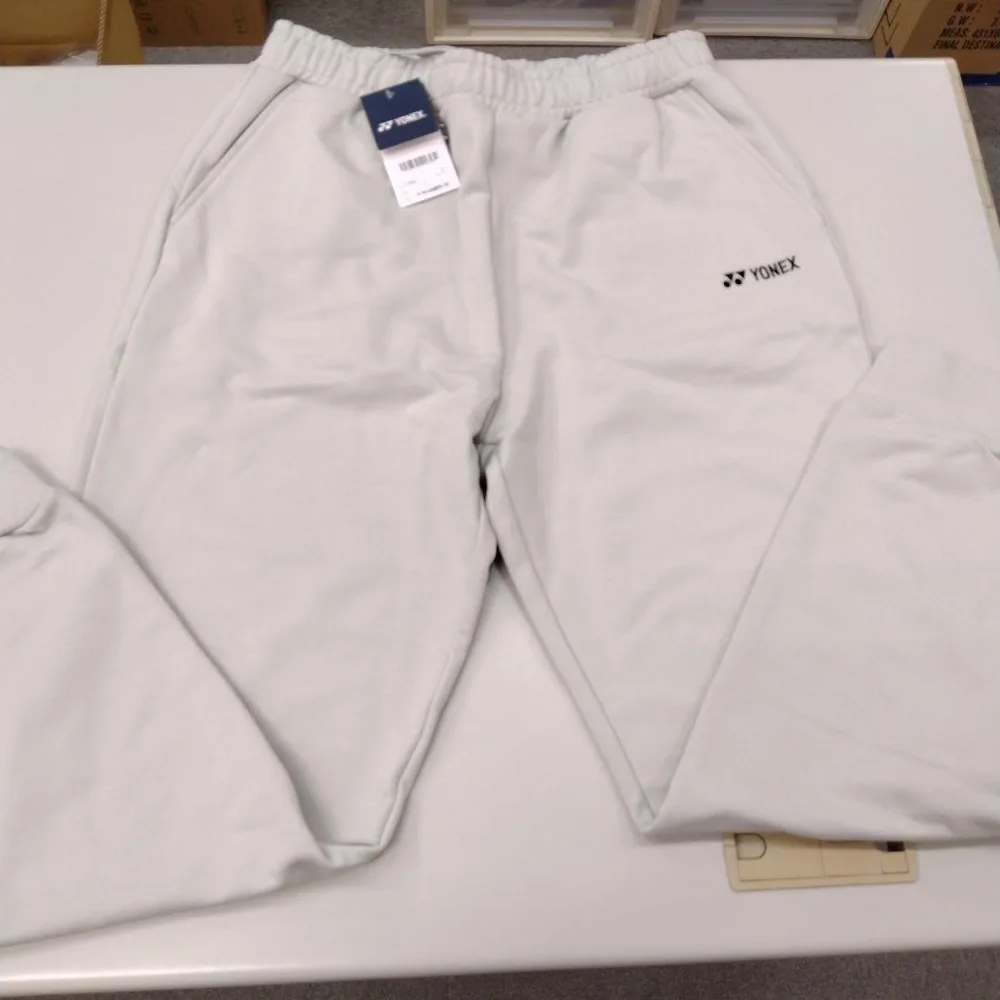 86 YONEX ウィメンズスウェットパンツ 37008 シルバーグレー L