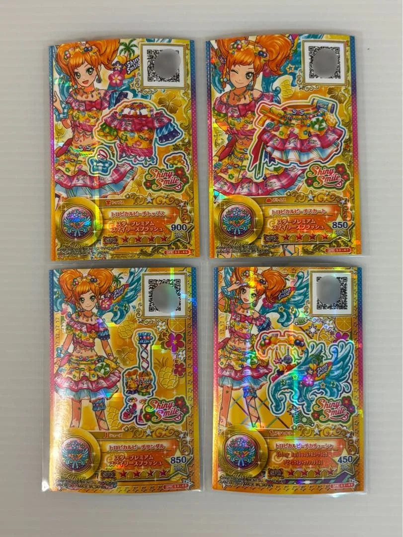 アイカツ トロピカルビーチコーデ 4枚セット