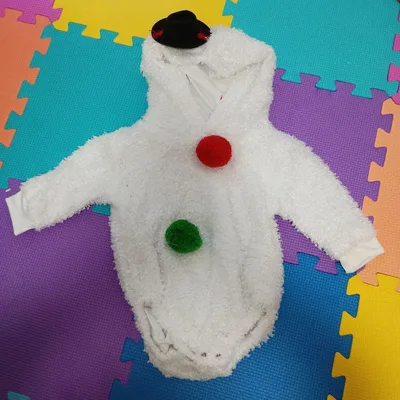 雪だるま ベビー着ぐるみ ロンパース