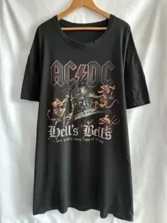 AC/DC Hell's Bells バンドTシャツ ロックT 黒 XXL相当