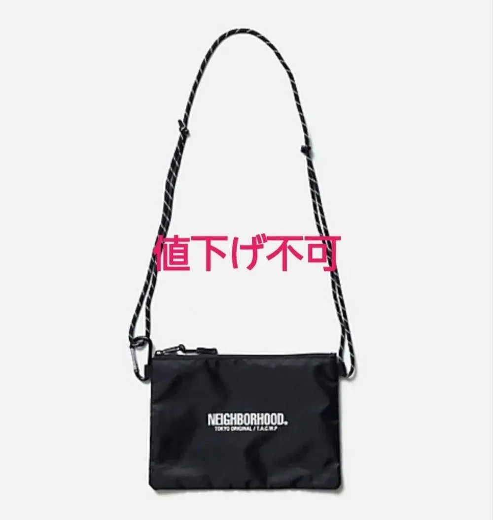 NEIGHBORHOOD サコッシュ SACOCHE BLACK 伊勢丹新宿限定