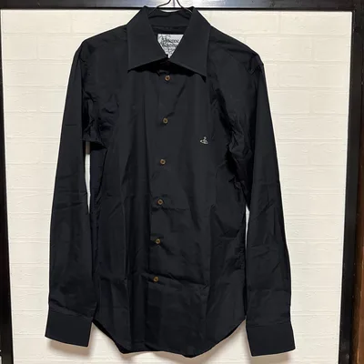 Vivienne Westwood MAN 長袖シャツ ブラック 黒 Sサイズ