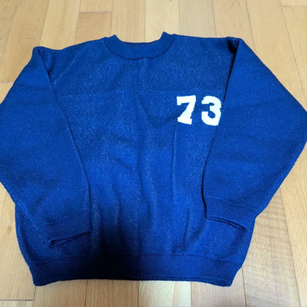キッズ トレーナー ブルー 73ロゴ