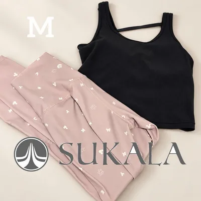 SUKALA リブソリッドショートタンクトップ Mサイズ