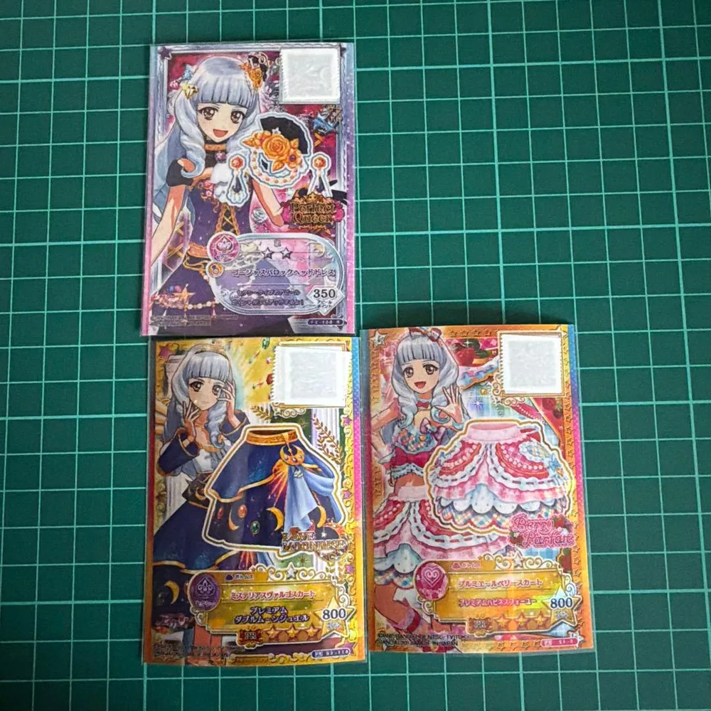 アイカツカード 白銀リリィ 3枚セット キャラ違い