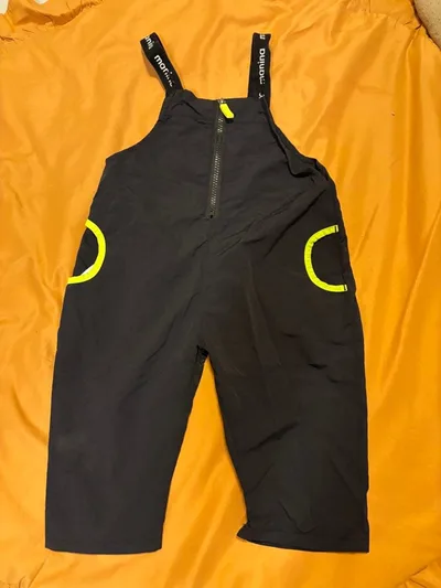 manina サロペット オーバーオール ブラック