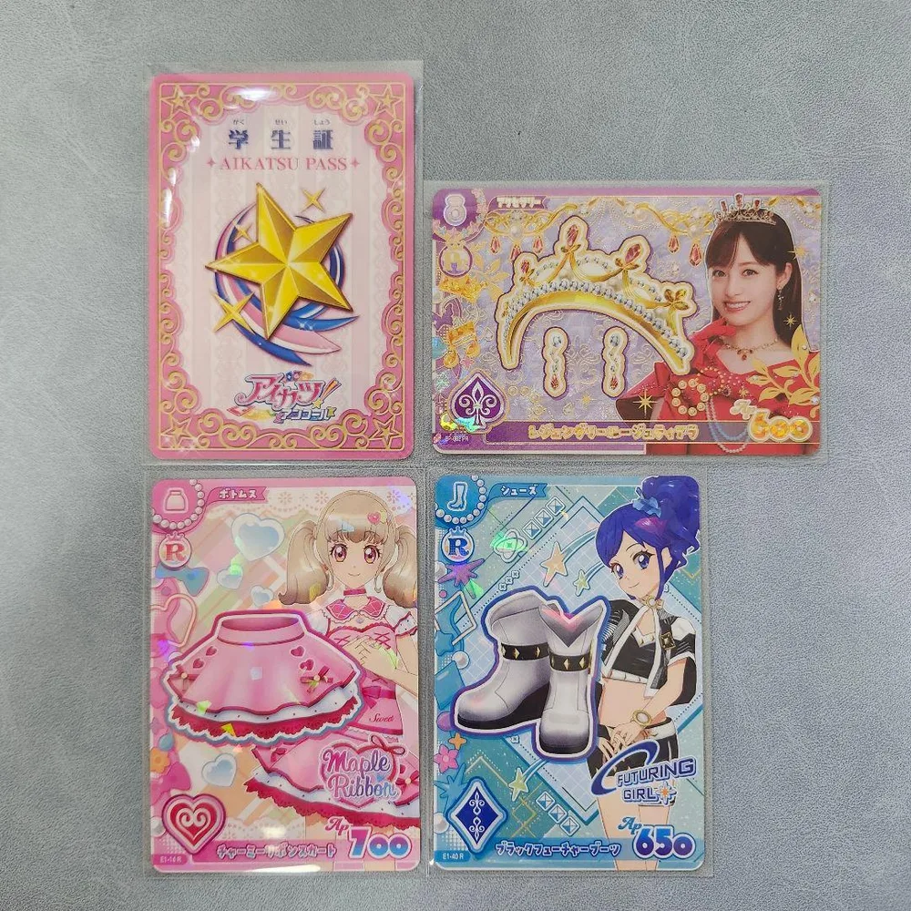 アイカツアンコールカード3枚セット+学生証 橋本環奈 プロモ PR