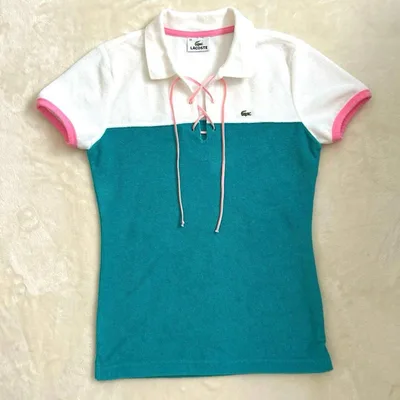 LACOSTE ラコステ 半袖ポロシャツ パイル地 レディース