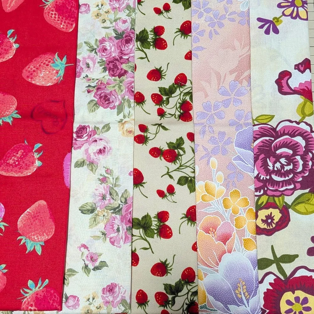 117 カットクロス 50cm×50cm 5枚セット ハンドメイド まとめ売り
