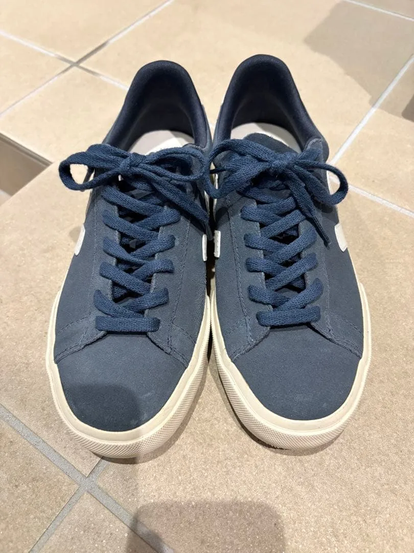 VEJA スニーカー ネイビー スエード