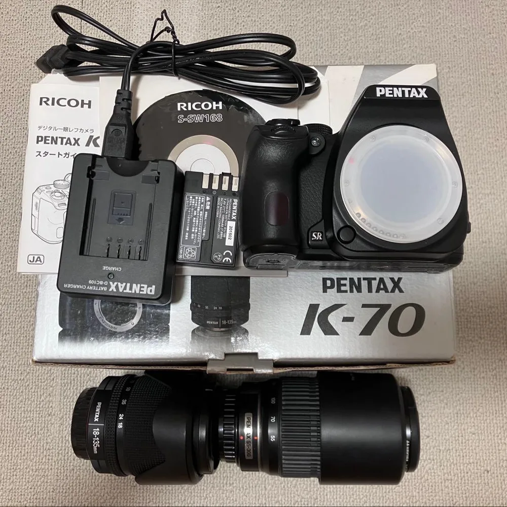 PENTAX K-70 18-135WRキット + 望遠ズームレンズセット