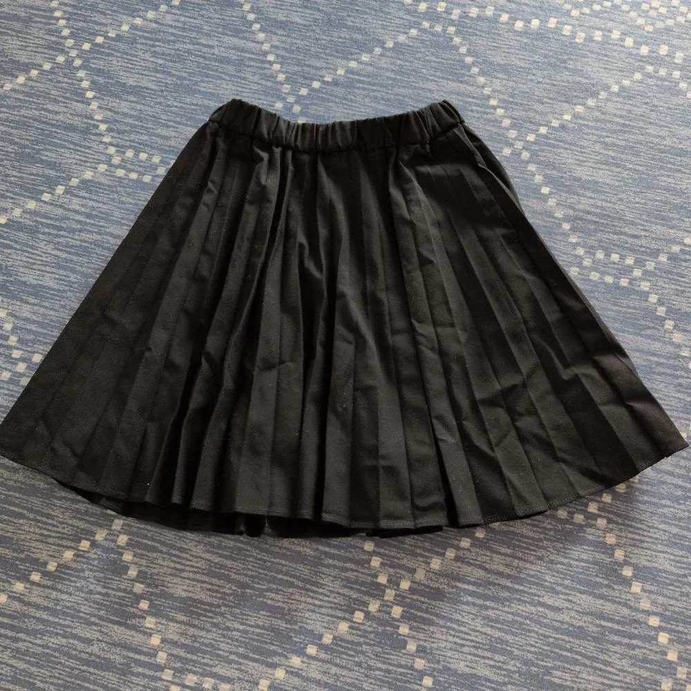 UNIQLO キッズ プリーツスカート ブラック 110cm