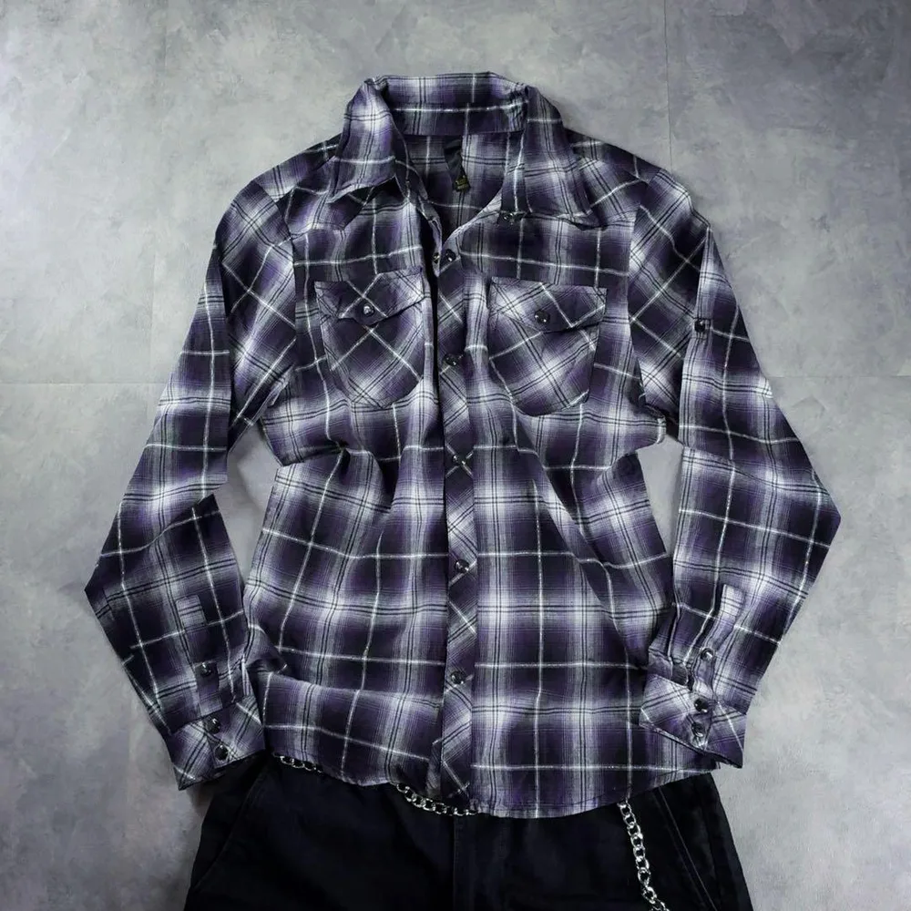 archive Y2K 00s check shirt grunge お兄系