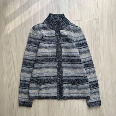 00s L.L.Bean Drivers Knit ボーダー コットンニット