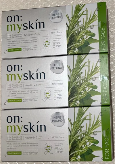 on:myskin ハーブピーリングソリューション 3箱セット