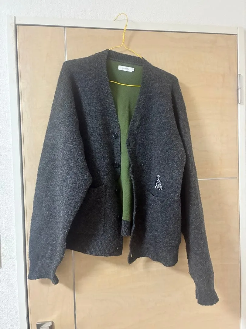 graniph カーディガン M グレー