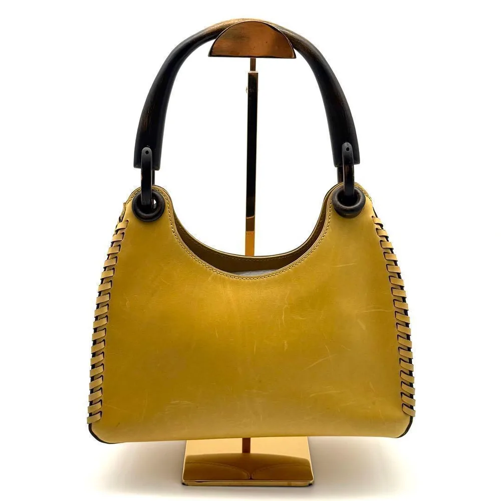 GUCCI Gucci Wood Handle One Shoulder Bag กระเป๋าเก็บของ Jackie