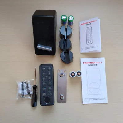SwitchBot 指紋認証パッド ロック 本体セット