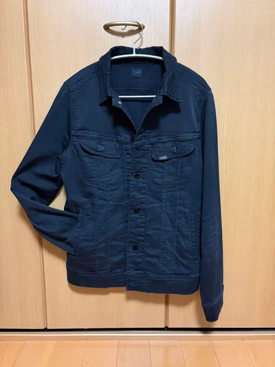 美品⭐︎Lee ブラックデニムジャケット Mサイズ