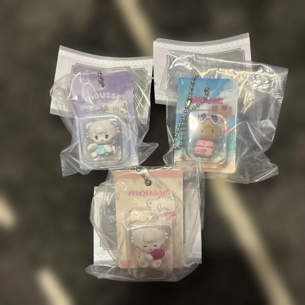 mikko ムース ミニチュアパッケージチャーム マスコット ガチャ 3種セット