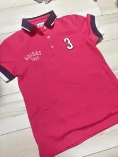 adidas レディース ゴルフシャツ ピンク Mサイズ