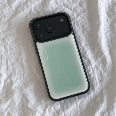 【新品】iPhone16ケース 韓国| サンケースグラフィックミスト ミント