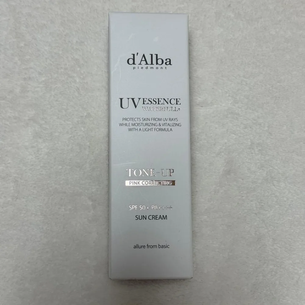 d'Alba UVエッセンス ウォータフル+ トーンアップサンクリーム ピンク