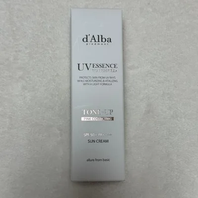 d'Alba UVエッセンス ウォータフル+ トーンアップサンクリーム ピンク