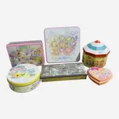 ディズニー Disney ダッフィー&フレンズ 空き缶 お菓子缶 6点セット