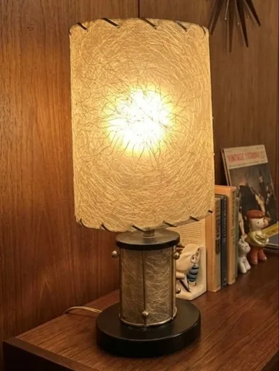 1950s ヴィンテージ テーブルランプ ファイバーグラス ミッドセンチュリー