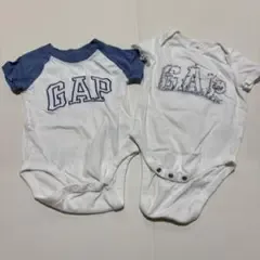 【12ヶ月〜18ヶ月】GAP ベビー ロンパース 2枚セット