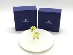 美品 スワロフスキー SWAROVSKIクリスタル 置き物 キリン フィギュリン