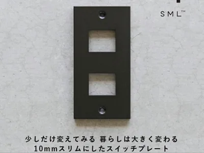 SML SWITCH CONSENT PLATE 2連 ブラック