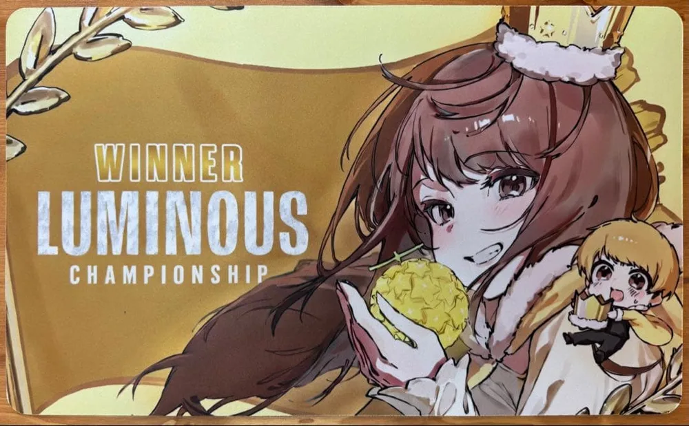 LUMINOUS CS プレイマット 優勝